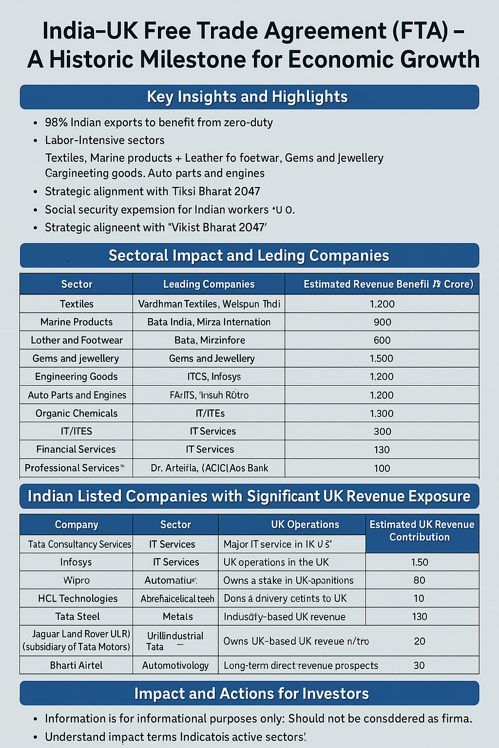 India–UK Free Trade Agreement: A Transformative Leap for Indian Investors